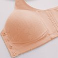 thumbnail image 6 of Bigersell Tank Tops Bra Trendy Women's Solid Color Underwire Oversized Gathering Underwear Daily Bra Lifting Bra Style F-1104 Beige M, 6 of 7