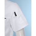 thumbnail image 7 of TiaoBug Short/Long Sleeve Chef Jacket for Men Women Summer Chef Coat for Kitchen Canteen Restaurant White L, 7 of 7