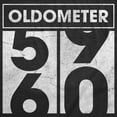thumbnail image 2 of Mens Funny T Shirts Oldometer 59 to 60 Sarcastic Birthday Graphic Novelty Tee for Men Graphic Tees, 2 of 7