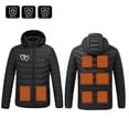 thumbnail image 2 of Winter Jackets for Women And Smart Heating Padded Jacket With USB Heating Long Sleeves And Heating With One Control And Nine Hooded And Light Heating Winter Coats for Women, 2 of 4