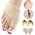 thumbnail image 5 of Toe Bunion Support Pad Fabric Gel Hallux Valgus Corrector Straightener, 5 of 5