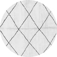 thumbnail image 1 of Ahgly Company Indoor Round Solid Gray Modern Area Rugs, 4' Round, 1 of 4