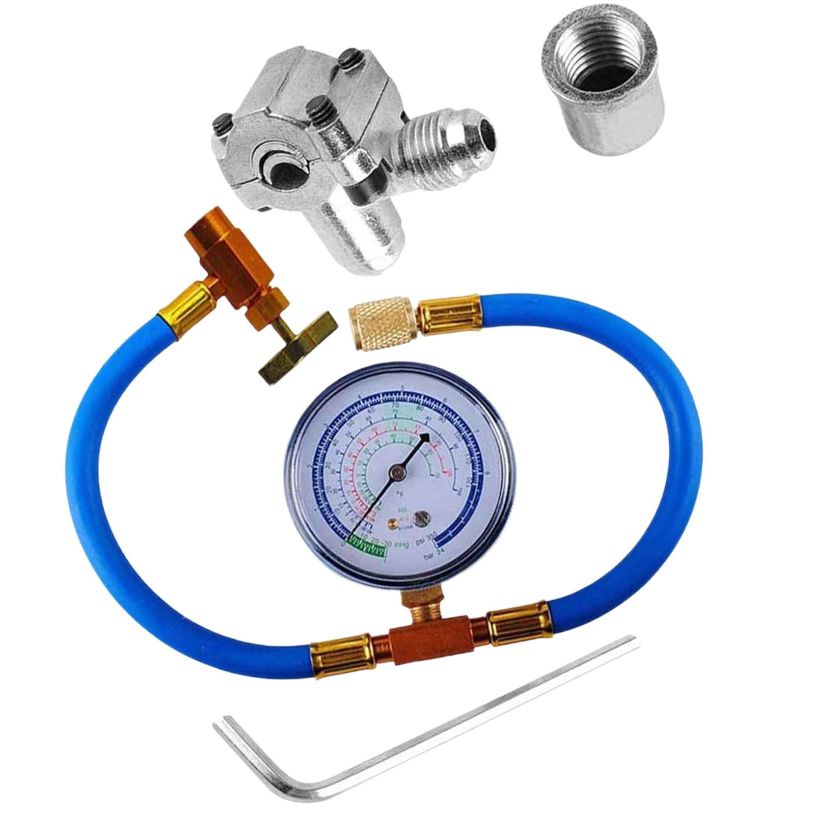 koolsoo Bpv-31 Piercing Tap Valve Kit Adjustable Modification Easy to Use Line Tap Valve Kit Replace Parts for MPV31 Gpv38 Gpv56 1/4" 1set with Hose