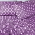 thumbnail image 5 of BNM Soft Deep Pocket 600 Thread Count Cotton Blend Polka Dot Sheet Set, 5 of 9