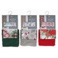 thumbnail image 1 of Holiday 14Pc Peva S. Curtain + 12 Hooks + Bathmat (Asstd) - Set of 3, 1 of 1