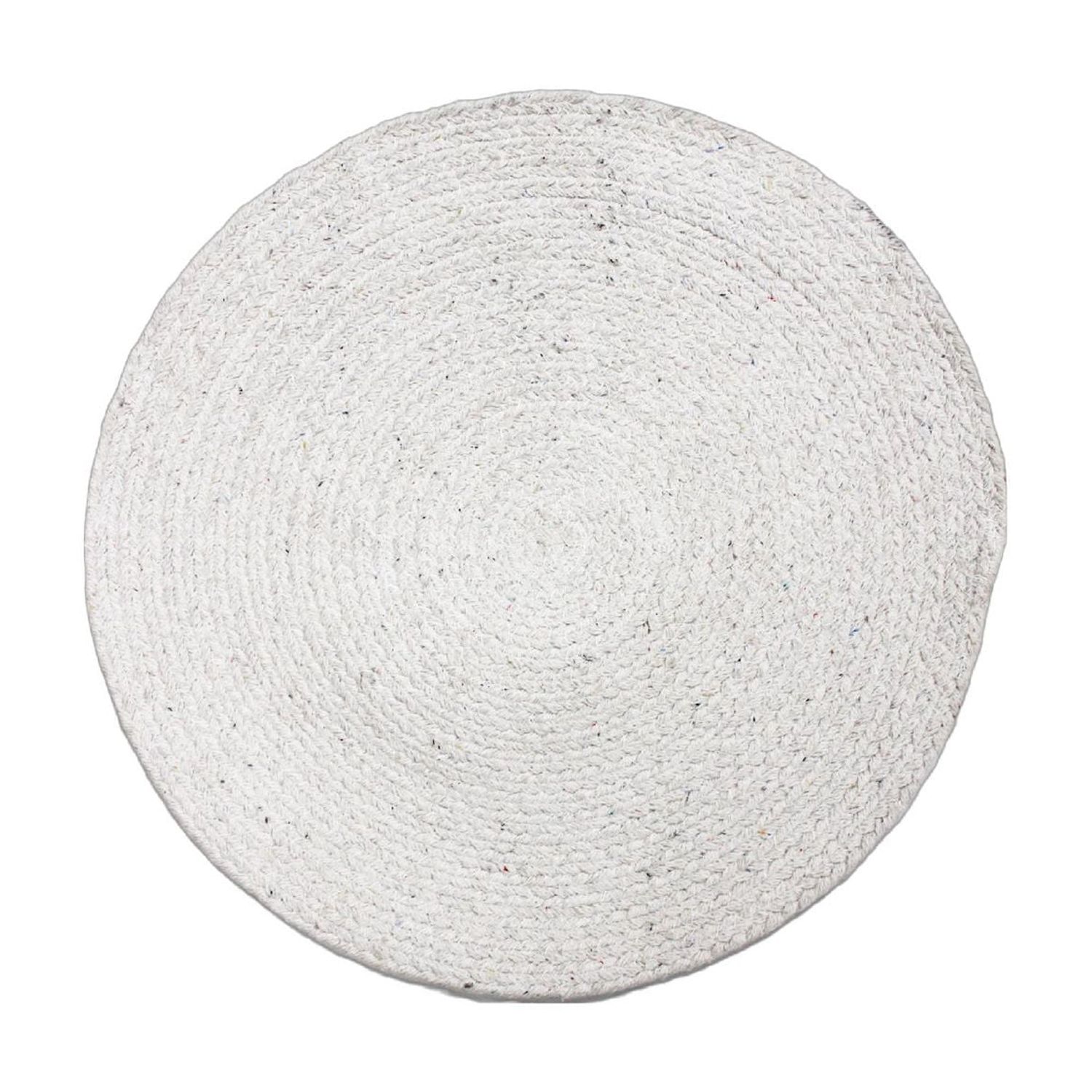 Placemat De Corde De Coton De Flocons Imprimés En Papier D'Aluminium (Or) - Ensemble De 12