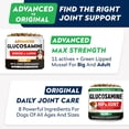 thumbnail image 3 of Advanced Glucosamine Chondroitin Joint Supplement for Dogs - Hip & Joint Pain Relief Pills - Green Lipped Mussel & Collagen - Large & Small Breed - Senior Dogs Joint Health - Bacon Flavor - 120Ct, 3 of 8