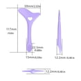 thumbnail image 2 of Plantillas para delineador de ojos, puntas de ala, ayuda para delineador de ojos de silicona, herramienta de delineador de ojos de silicona reutilizable, ayuda para delineador de ojos de silicona, mejore su experiencia, 2 of 8