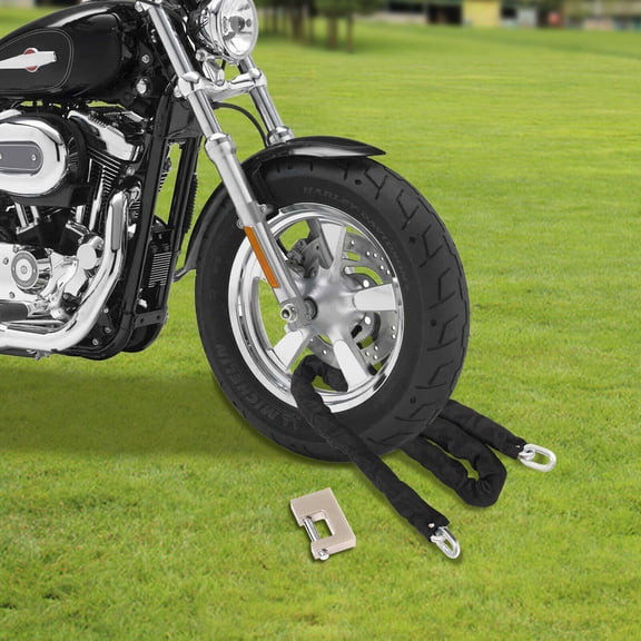 DENEST 6 Ft 3/8" Chain And Lock Kit Heavy Duty Chain Lock Security Long Chain Bike