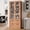 Walnut, variant on 71" Tall Kitchen Pantry Cabinet - Modern Display Storage Cabinet with 2 Large Drawers, Glass Doors, and Adjustable Shelves, Farmhouse Kitchen Cupboard for Dining Room, Bathroom, Living Room, Natural