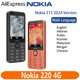 thumbnail image 2 of Teléfono móvil Nokia 220 4G original con funciones, 2,8 pulgadas, Bluetooth, radio FM, batería de 1450 mAh, doble SIM, botón pulsador, puerto tipo C, 2 of 5