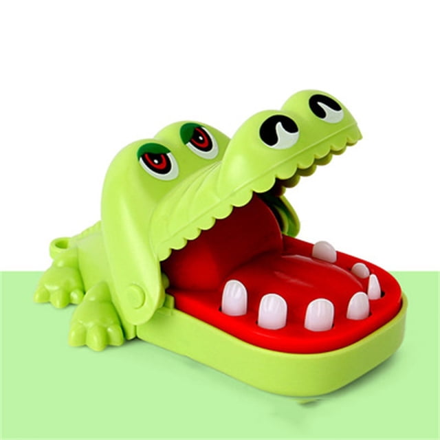 Dpityserensio Children Crocodiles Toy Biting Finger Game,Mini Stress Relief Toy