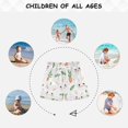 thumbnail image 6 of Kids' Beach Pants Comfortable Swim Trunks White Rabbits and Carrots Shorts for Pool Vacation and Lounge Wear X-Small, 6 of 8