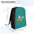 thumbnail image 4 of Perry The Platypus Backpack Fashion Casual Unisex Laptop Computer Daily Bookbag Cartoon School Hiking Work Business Travel Daypacks, 4 of 8