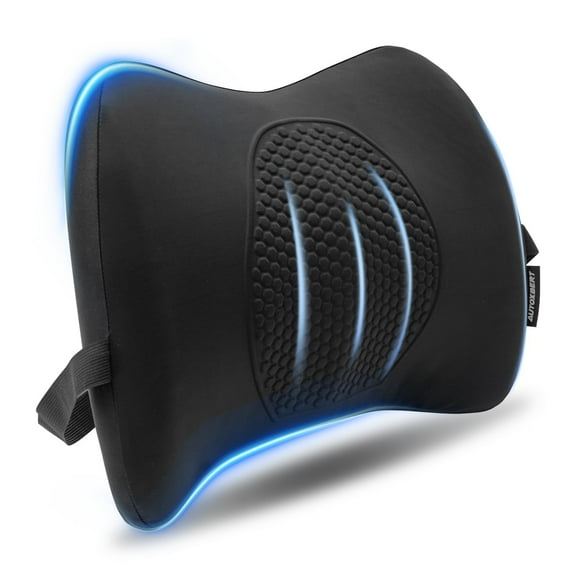 XUKEY Lumbar Support Pillow Back Cushion for Car Seat Office Home Chair Universal