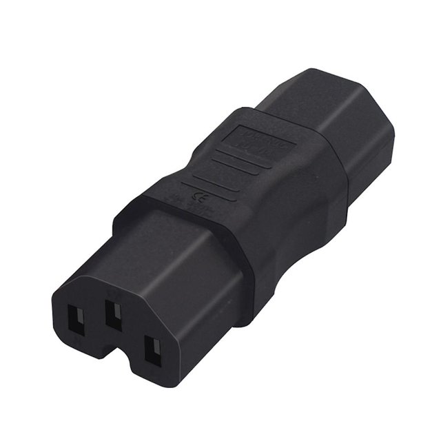 Khaki Conector de zócalo reutilizable del conector de alimentación del enchufe hembra del IEC C15 3pin Iec-c15