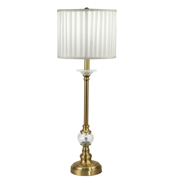 Tavon 24 Lead Hand Cut Crystal Buffet Table Lamp