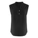 thumbnail image 4 of Camiseta sin mangas de verano para mujer, corte holgado, plisada, cuello en V, sin mangas, fluida, informal, 4 of 5
