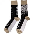 thumbnail image 3 of Unisex-adult Queen Crest & Logo (US Men's Shoe Size 8 - 12) Socks One Size Black, 3 of 3