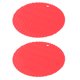 thumbnail image 1 of Plato de tazón redondo de silicona con diseño de ola antideslizante, resistente al calor, rojo, 2 piezas, 1 of 4