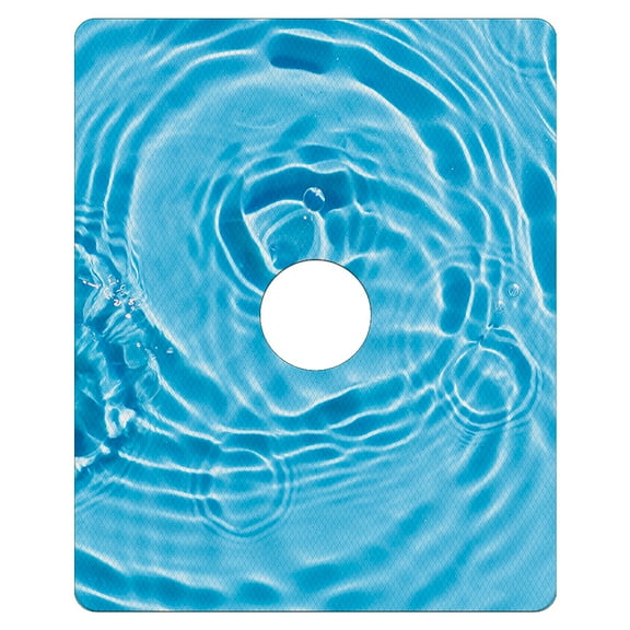 Kahuna Grip™ Non-Slip Bath & Shower Mat - Water Drop (26x32 w/6" Center Drain Hole)