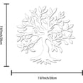 thumbnail image 2 of Sdcart Metal Tree of Life Decor, Metal Wall Decor, Tree Art Wall Decor, Metal Wall Art, Tree of Life Decor, Living Room Bedroom Indoor Outdoor Metal Wall Art Hangings (04), 2 of 6
