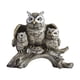 thumbnail image 3 of Figuras de búho, estatua de búho, adornos creativos, estatua de animal para sala de estar y oficina. Gris, 3 of 7