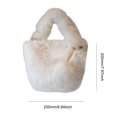 thumbnail image 3 of Bolso Bolso de mano de felpa Otoño/Invierno Cubo suave, 3 of 6