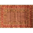 thumbnail image 1 of Ahgly Company Indoor Rectangle Oriental Orange Industrial Area Rugs, 4' x 6', 1 of 1