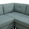 thumbnail image 2 of 95.5” Reversible Sectional Sofa Couch, L Shaped Upholstered Couch Sofa with Chaise Lounge for Living Room, Breathable Fabric Corner Couch with 6 Seats & 2 Pillows, 2 of 6