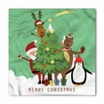thumbnail image 1 of Christmas Bandana, Santa Bear Deer Penguin, Unisex Head and Neck Tie, by Ambesonne, 1 of 1