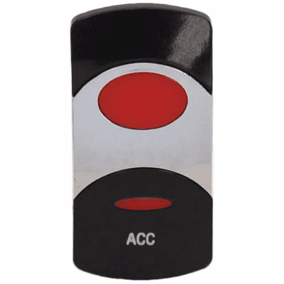 Boat Actuator Rocker Switch Cover | ACC Illuminated Red