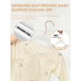thumbnail image 4 of Smartor Premium Perchas De Terciopelo Para Armario, Paquete De 50 Perchas Duraderas De Fieltro Para Niños De 11.8 Pulgadas, Antideslizantes Para Ropa De Bebé, Perchas Para Niños En El Armario (Gancho, 4 of 5