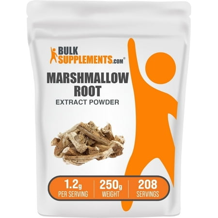 BulkSupplements Marshmallow Root Extract Powder - 1.2g per Serving - 250 Grams (8.8 oz) - 208 Servings