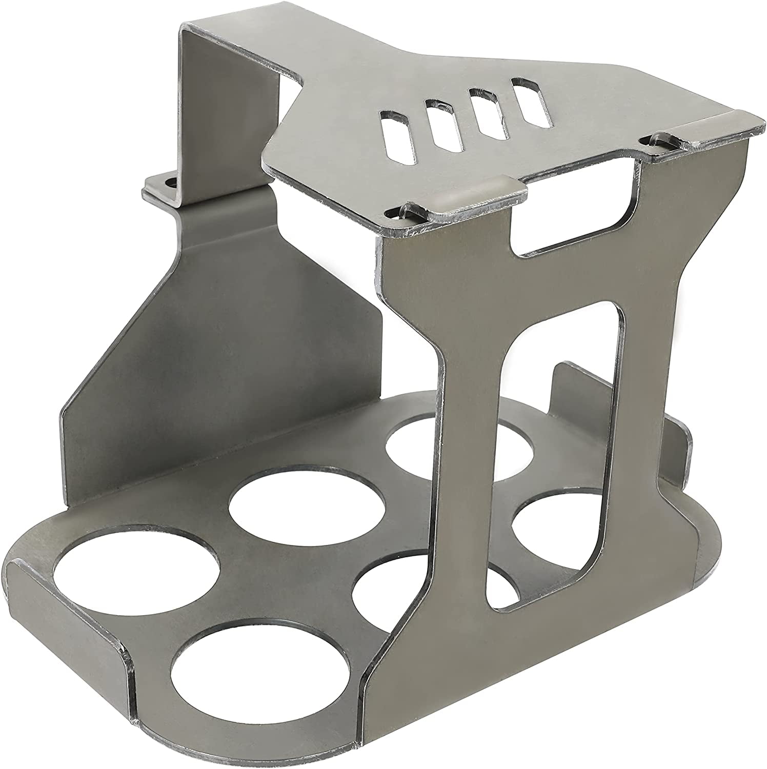 Kojem Battery Hold Compatible with Optima Group 34/78 Down Tray Box Truck Battery Mount Steel Mounting Bracket Bare Metal