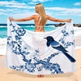 thumbnail image 5 of Women Sarong Maxi Skirt Swimsuit Coverups Summer Floral Print Chiffon Wraps Sheer Beach Bathing Suit Cover Up, 5 of 5