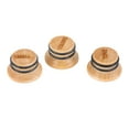 thumbnail image 2 of Wooden Guitar Knobs, Easy Installation 3PCS Replacement Parts Guitar Control Knob  For Tone Volume Adjustment, 2 of 8