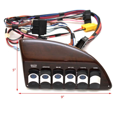 thumbnail image 5 of Lund Boat Switch Panel 2295273 | Woodgrain 9 x 5 Inch, 5 of 5