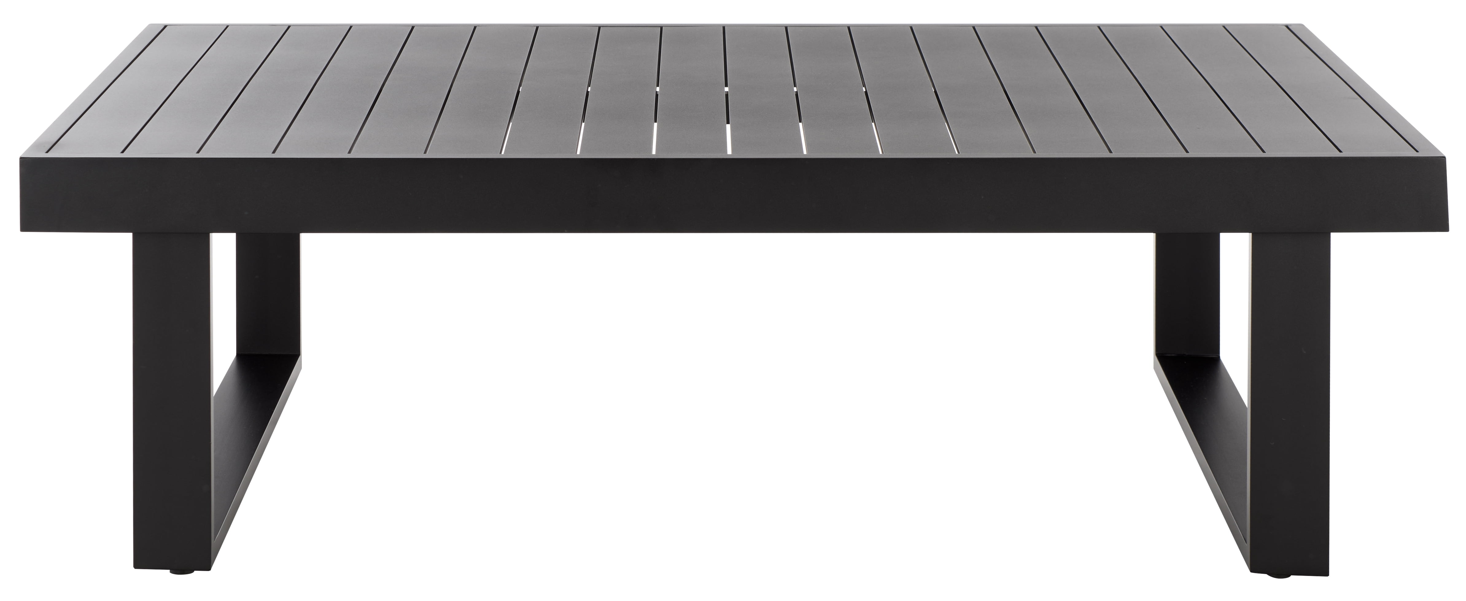 Safavieh Fash Outdoor Morden Metal Coffee Table, Black