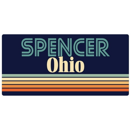 

Spencer Ohio 5 x 2.5-Inch Fridge Magnet Retro Design