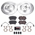 thumbnail image 3 of PowerStop Rear Z23 Evolution Sport Carbon-Fiber Ceramic Brake Pad and Drilled & Slotted Rotor Kit Fits: AUDI Select Models K8486, 3 of 10