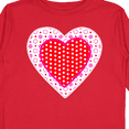 thumbnail image 4 of Inktastic Valentine Red Heart with Dots Boys or Girls Long Sleeve Toddler T-Shirt, 4 of 5