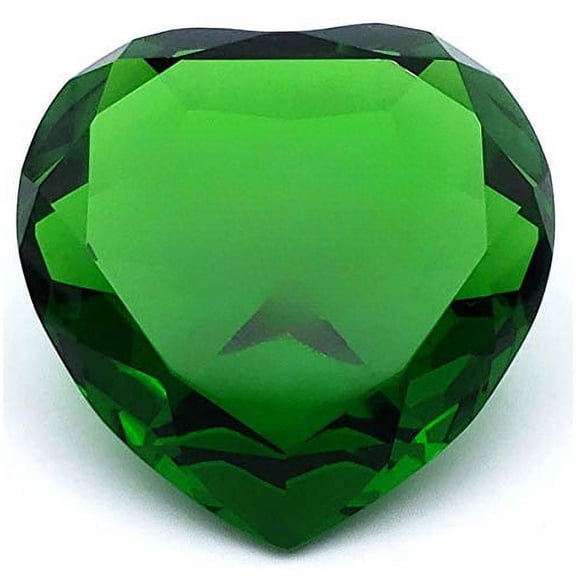 Crystal Diamond Paperweight (HT-Green)