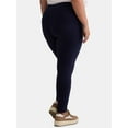 thumbnail image 2 of Terra & Sky Women's Plus High Waist Ankle Length Leggings, 27" Inseam, Sizes 0X-5X, 2 of 5