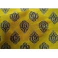 thumbnail image 4 of oneOone Cotton Silk Fabric Leaves Block Printed Fabric 1 Yard 42 Inch Wide, 4 of 4