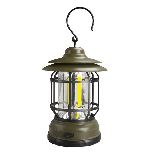 Lámpara de camping, lámpara de camping, linterna retro, lámpara portátil de carga para exteriores, lámpara de atmósfera, lámpara de tienda, lámpara de iluminación portátil para campamento