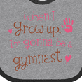thumbnail image 4 of Inktastic Gymnast Future Girls Baby Bib, 4 of 4