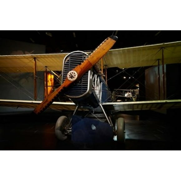 De Havilland DH4 Biplan, Avion de Guerre, Nouvelle Impression d'Affiche Zélande par Mur de David (36 x 24)