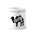 thumbnail image 1 of Taza de cepillo de dientes Animal negro Camel silueta natural 350 ml Unbranded, 1 of 3