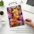 thumbnail image 5 of FMSHPON Giraffe Flowers Roses Clipboard Hardboard Wood Nursing Clip Board and Pull for Standard A4 Letter 13x9 inches, 5 of 8